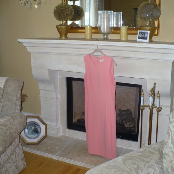CALVIN KLEIN PEACH DRESS - Picture 4 of 4